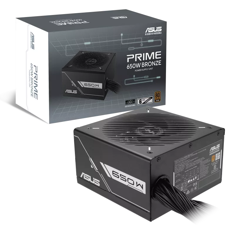 FUENTE GAMER ASUS PRIME 650W BLACK