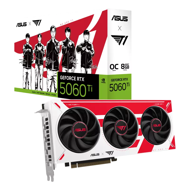 PLACA DE VIDEO ASUS RTX 5060 TI 8GB T1 OC GAMING