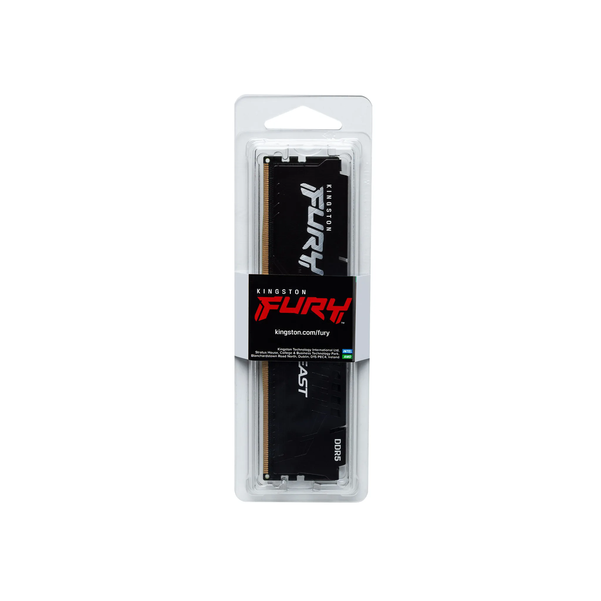Ddr5 8gb Kingston 6000mhz Cl36 Fury Beast Black
