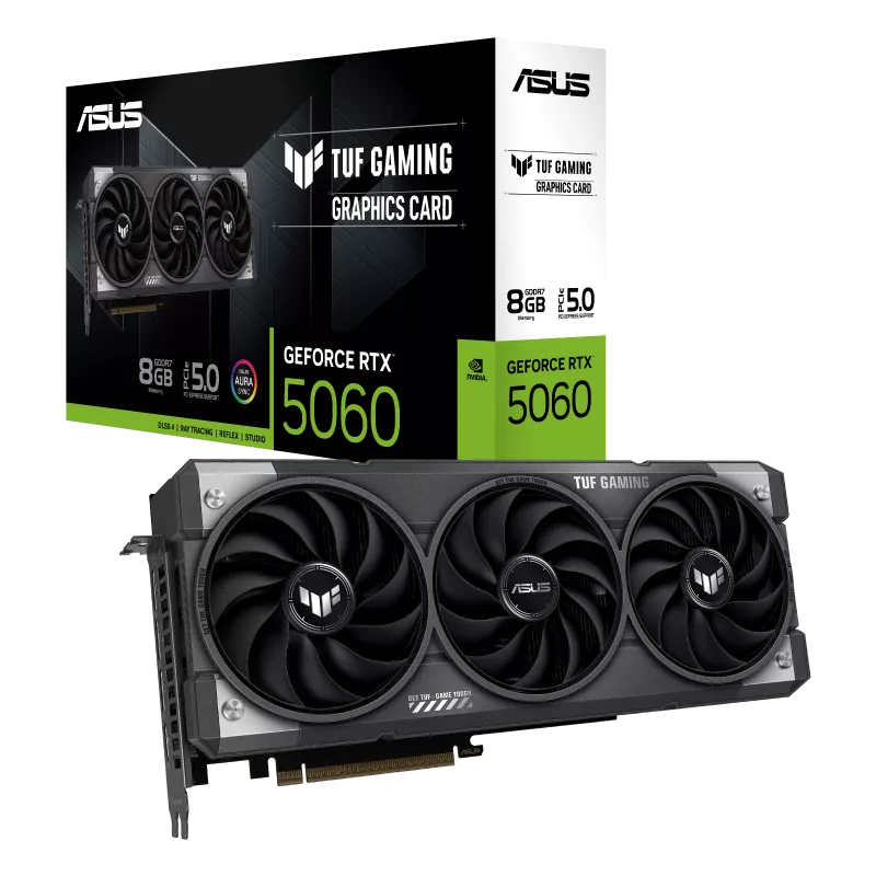PLACA DE VIDEO ASUS TUF GAMING RTX 5060 8GB OC GDDR7