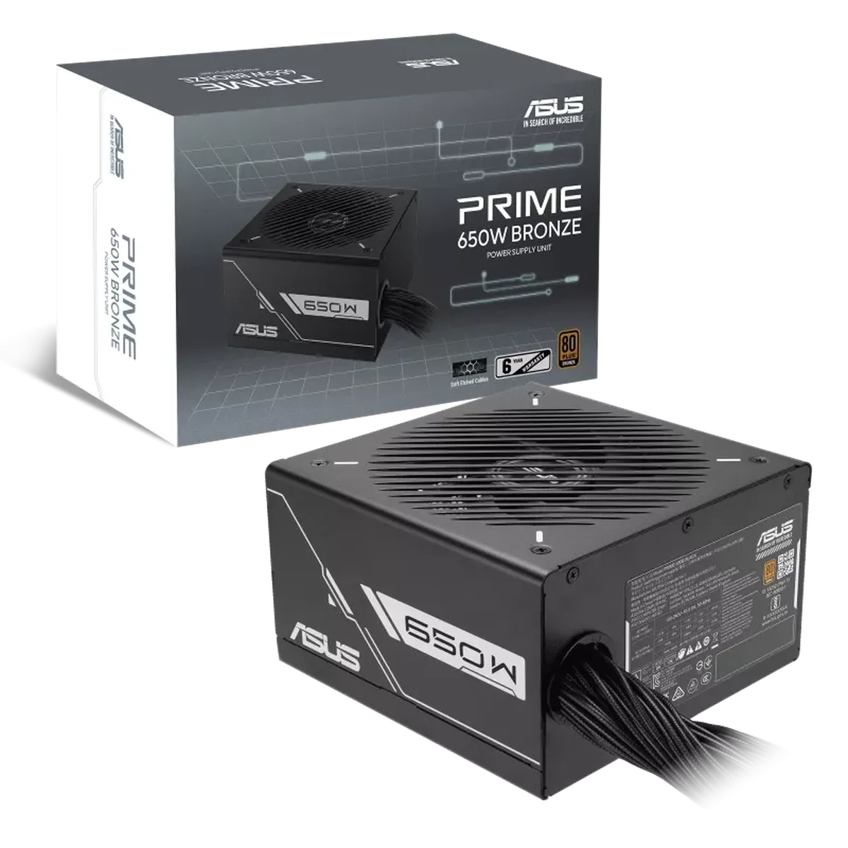 Fuente Gamer Asus Prime 650w Black