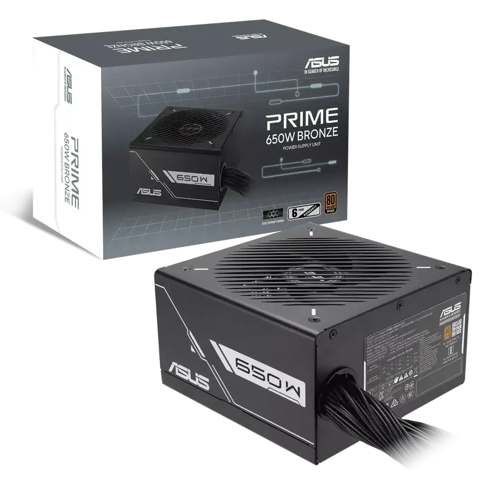 Fuente Gamer Asus Prime 650w Black