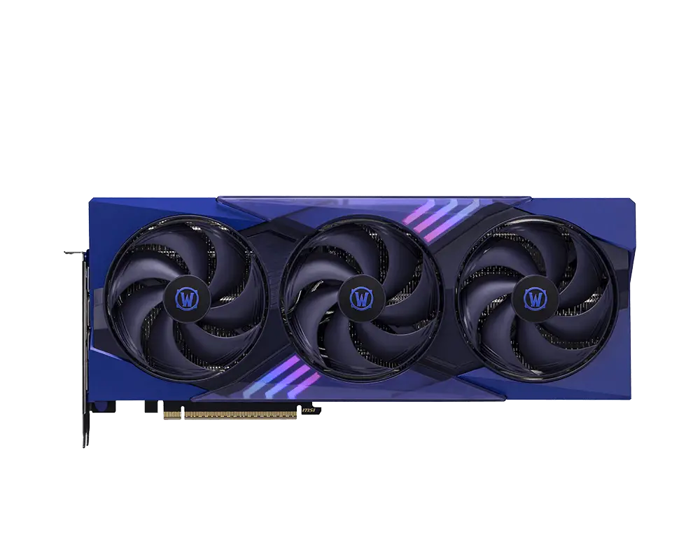 PLACA DE VIDEO MSI RTX 5070 WORLD OF WARCRAFT MIDNIGHT VOID EDITION 12GB OC