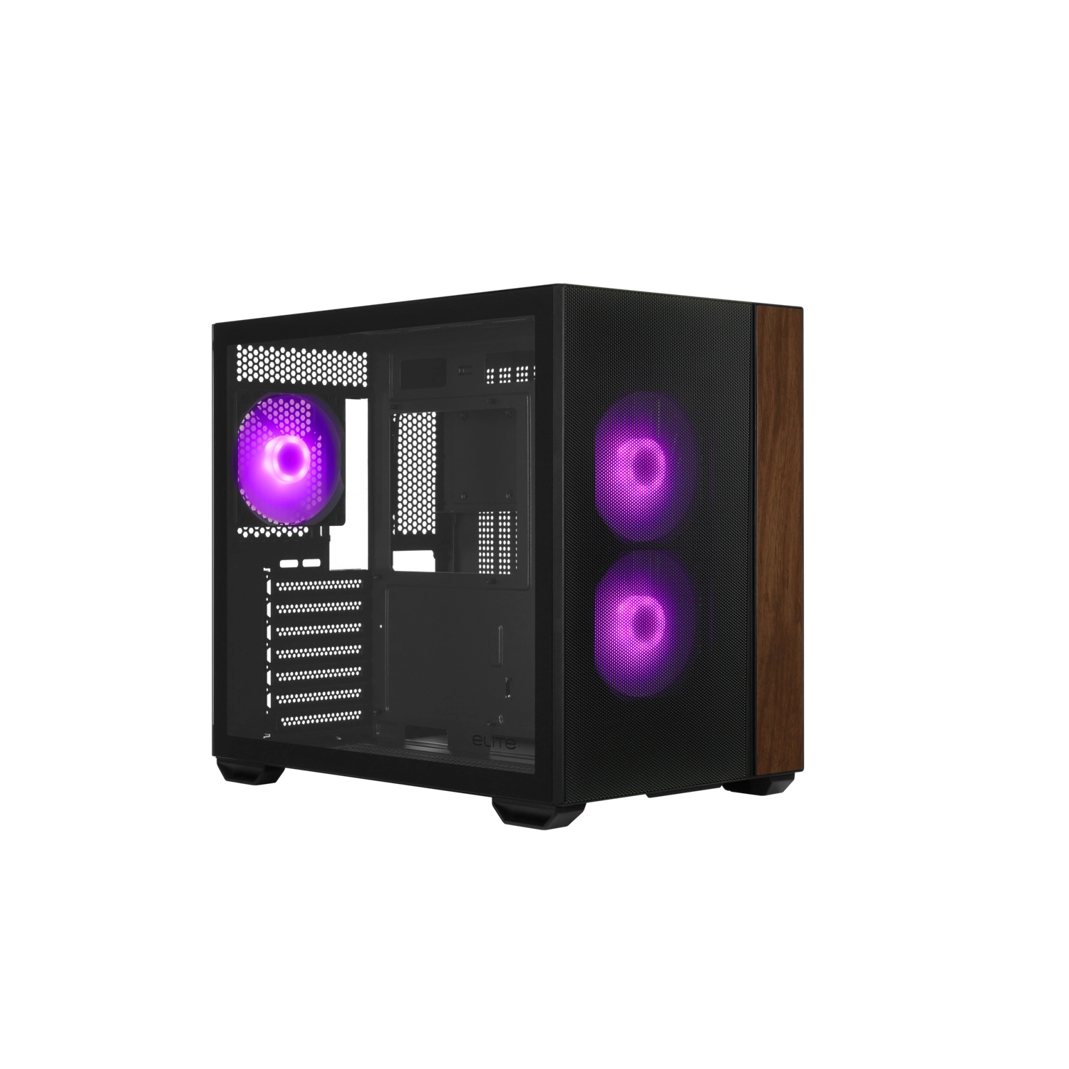 GABINETE COOLER MASTER ELITE 660 3 FANS ARGB BLACK S/ FUENTE