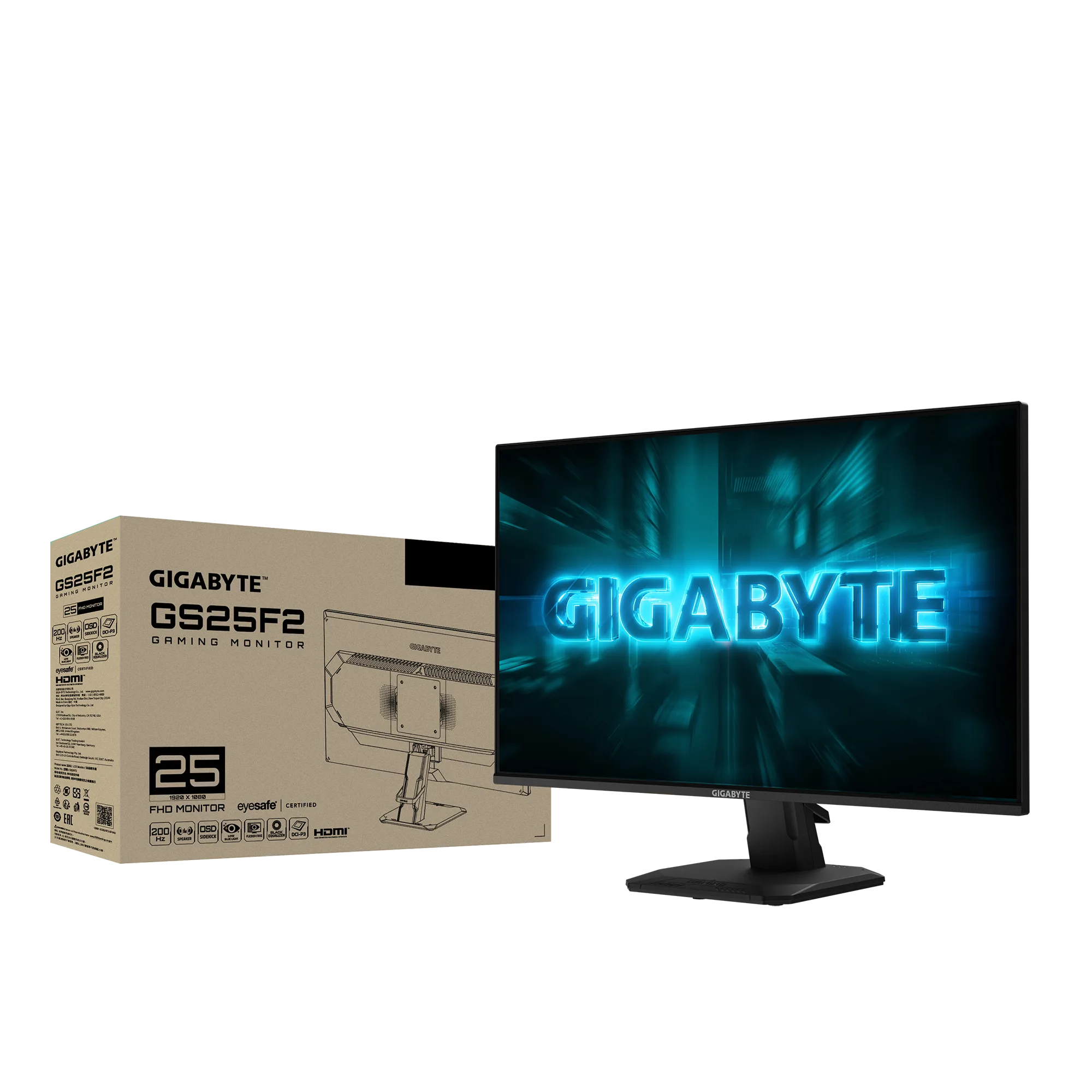 Monitor 25 Gigabyte Gs25f2a Gaming Ips 240hz Audio