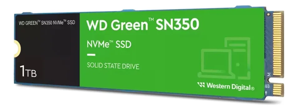 Ssd M.2 Nvme 1tb G3 Wd Green Sn350