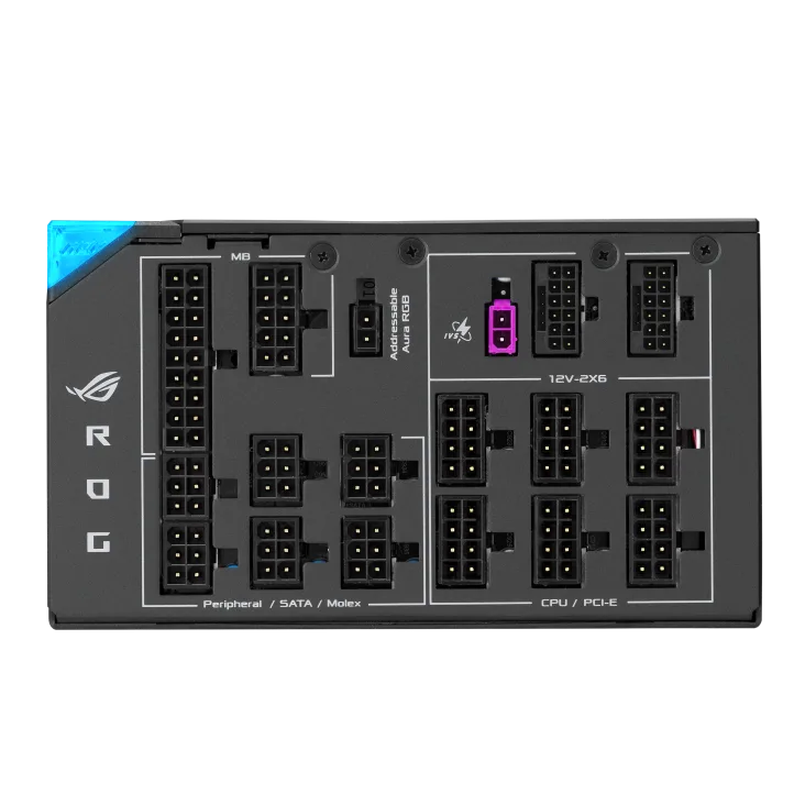 Fuente 1600w Asus 80 Plus Rog Thor 1600t3 Titanium