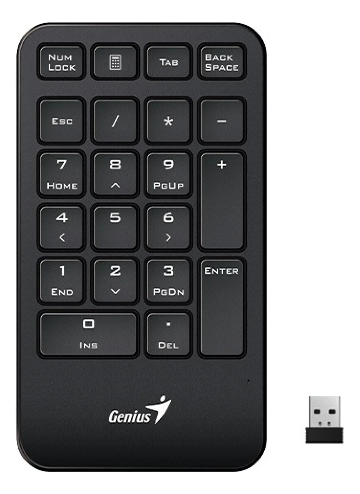 TECLADO NUMERICO WIRELESS GENIUS NUMPAD 1000 BLACK
