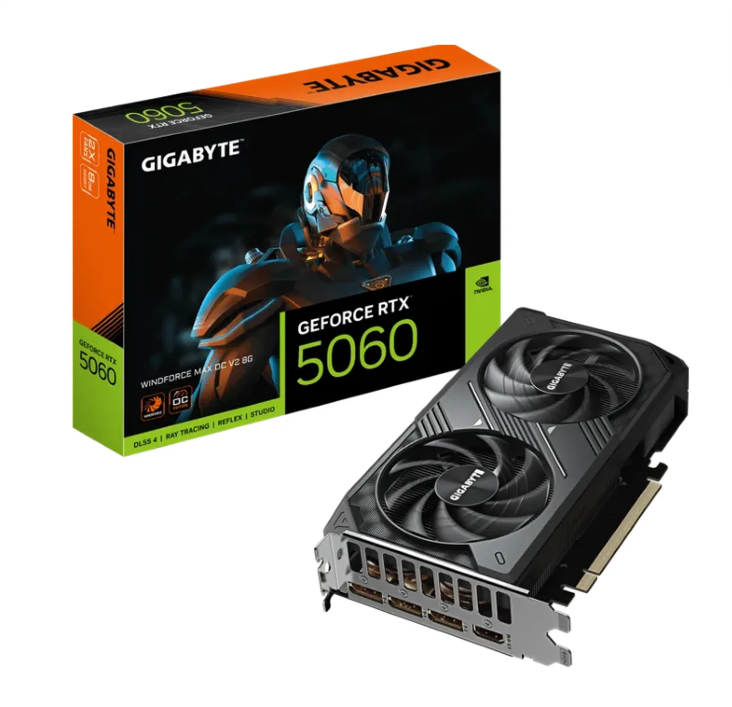 Placa de Video Gigabyte RTX 5060 WF2 Max OC V2 8G — foto 2