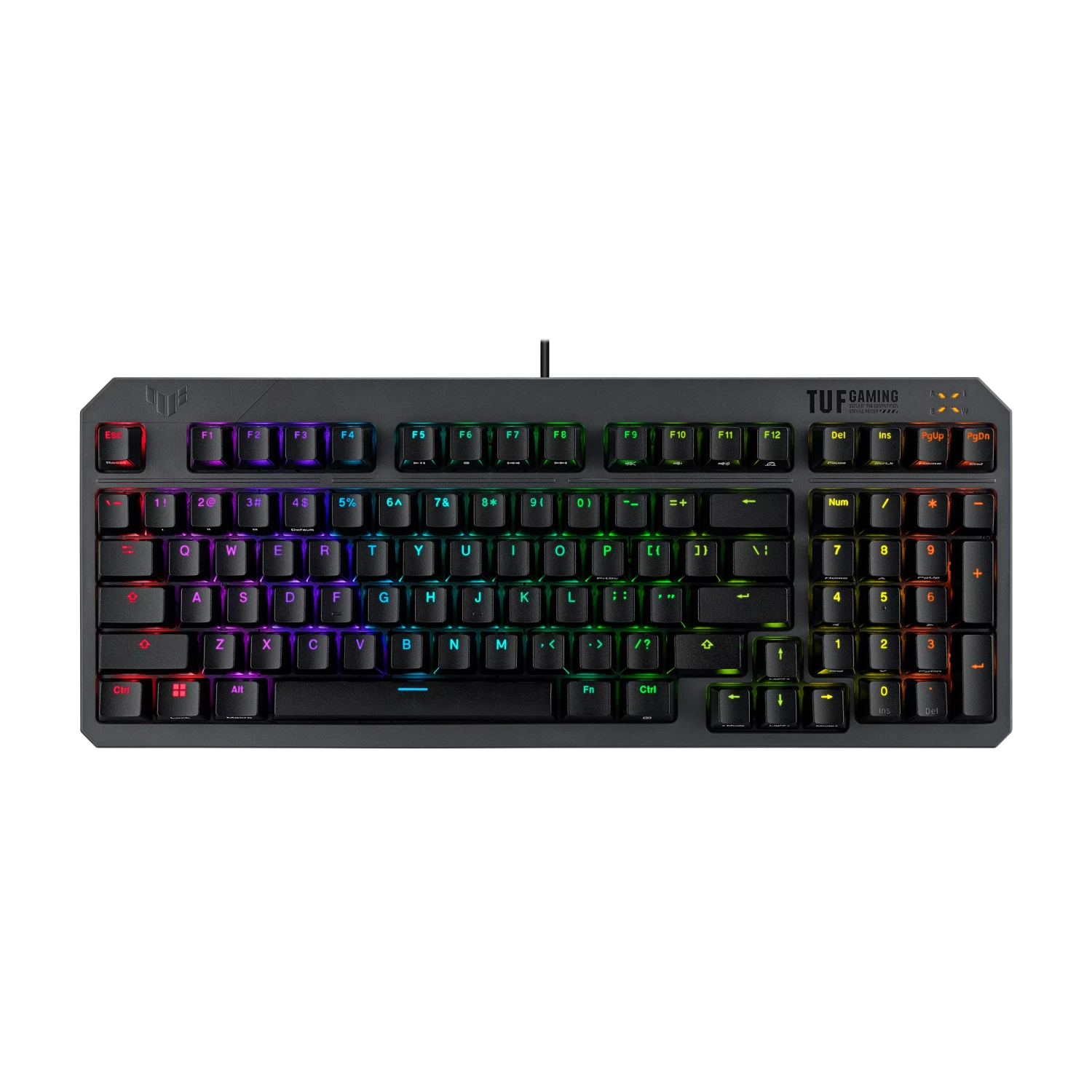 Teclado Wireless Asus Ra07 Tuf K3 Gen Ii Rd Es Abs — foto 1