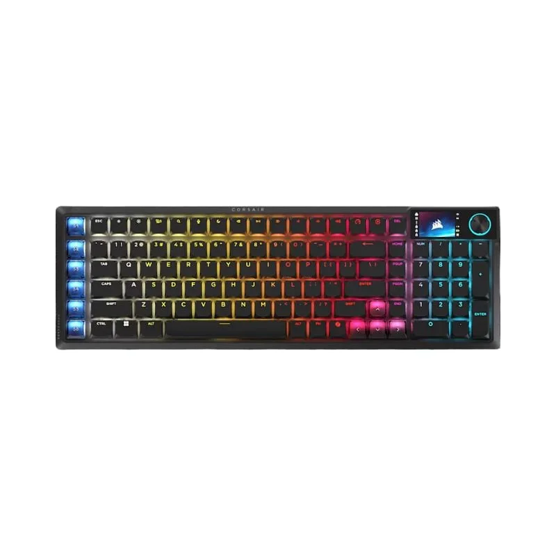 TECLADO GAMER CORSAIR VANGUARD AIR 99 INALÁMBRICO LOW PROFILE OPTICAL-MECHANICAL RGB LED NEGRO