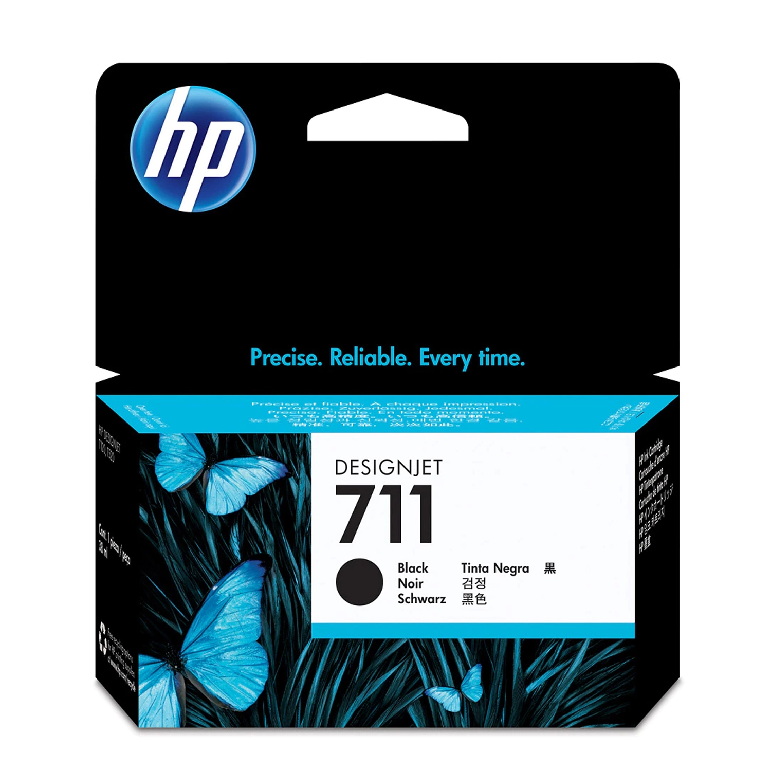 Cartucho de Tinta Plotter HP 711 Negra — foto 2