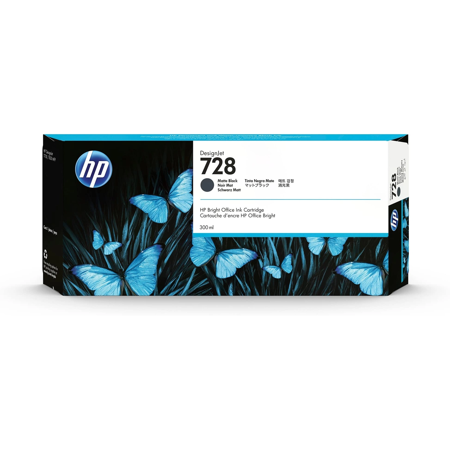 Cartucho de Tinta Plotter HP 728 Negra — foto 2