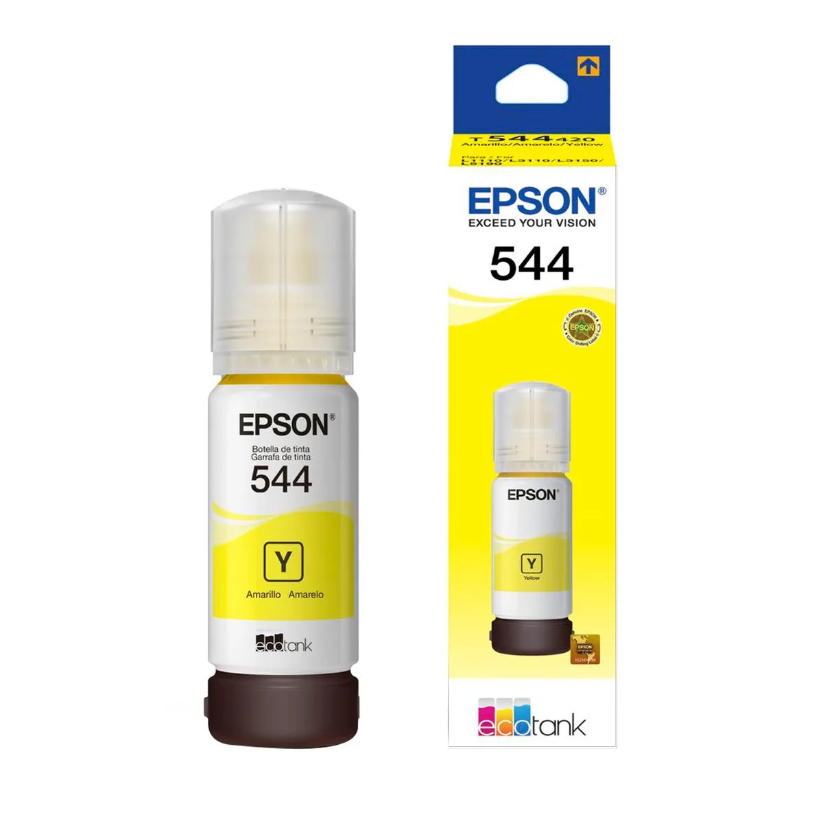BOTELLA DE TINTA EPSON 544 AMARILLA