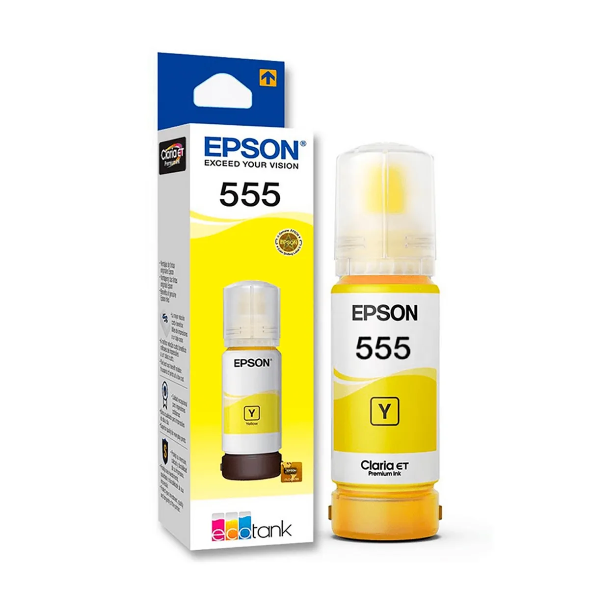BOTELLA DE TINTA EPSON 555 AMARILLA