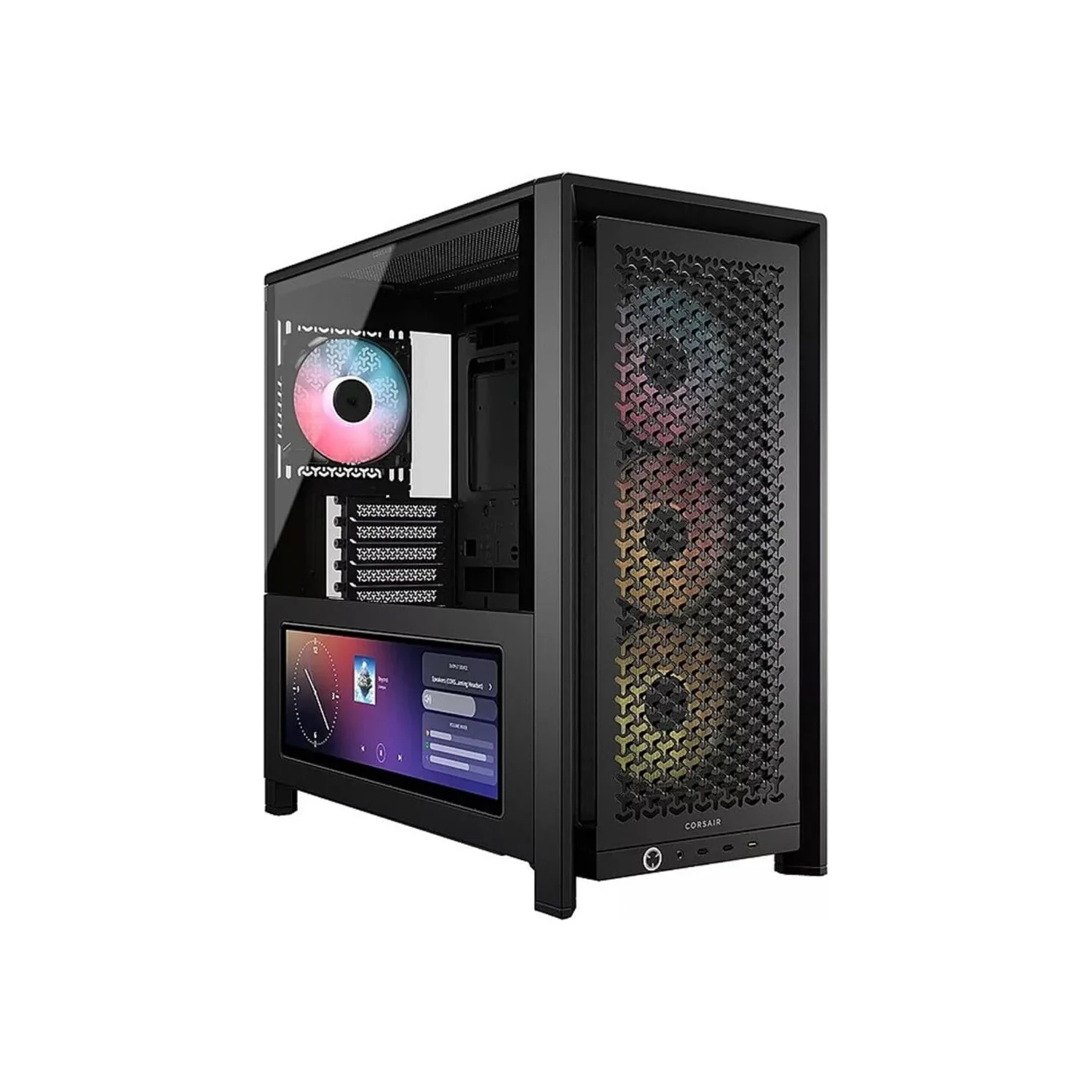 Gabinete Corsair Frame 4000d Lcd Rs Performance Mid-tower Negro — foto 8