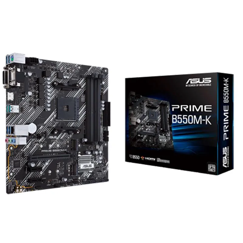 MOTHERBOARD ASUS PRIME B550M-K AM4 DDR4