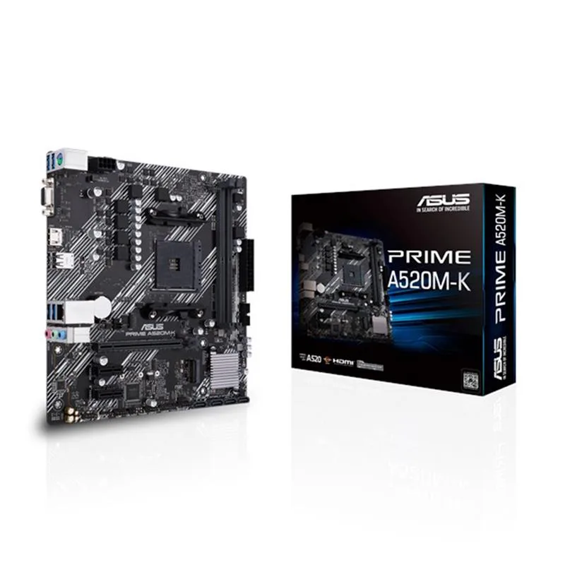 MOTHERBOARD ASUS PRIME A520M-K AM4 DDR4