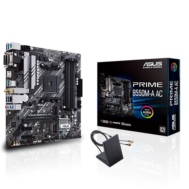 MOTHERBOARD ASUS PRIME B550M-A AC AM4 DDR4
