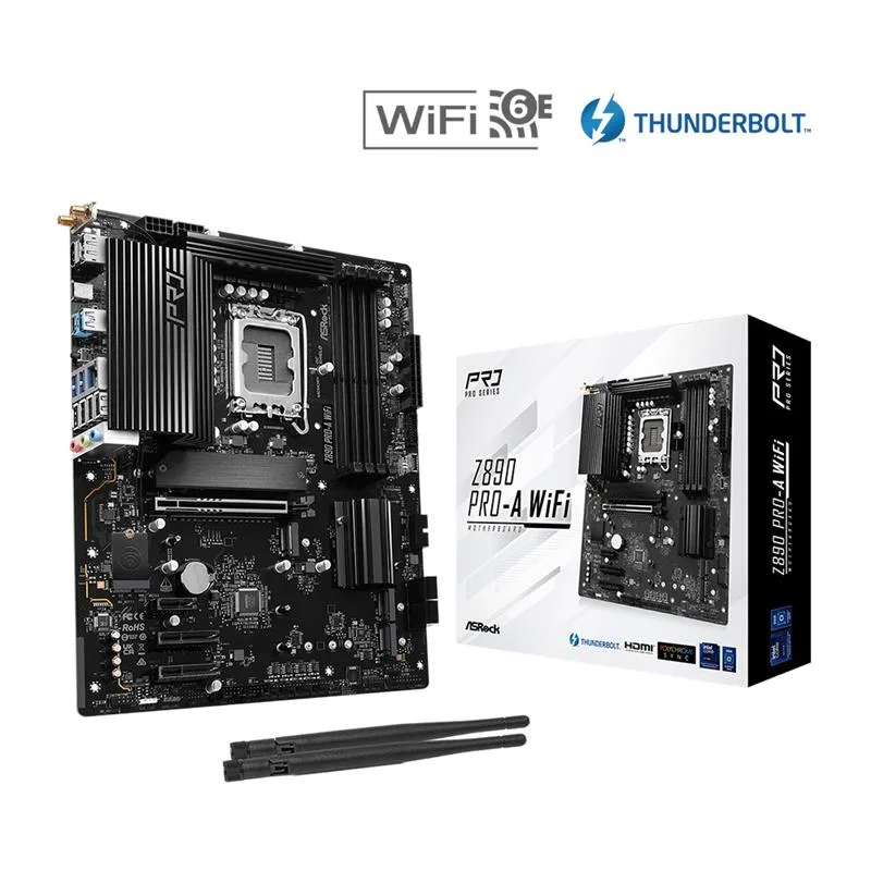 MOTHERBOARD ASROCK Z890 PRO-A WIFI LGA1851 DDR5