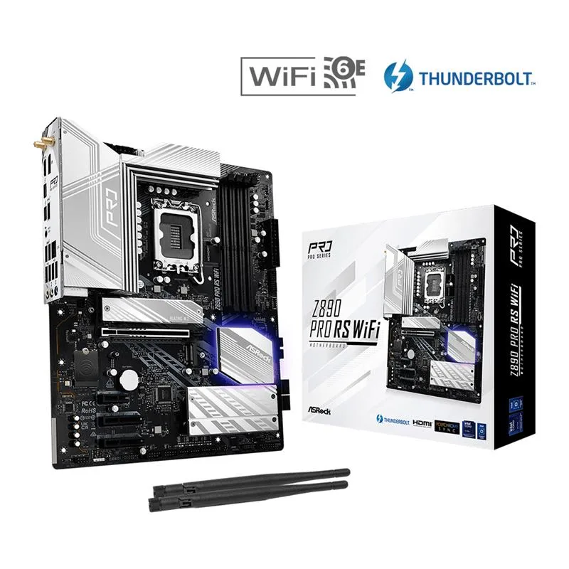 MOTHERBOARD ASROCK Z890 PRO RS WIFI LGA1851 DDR5