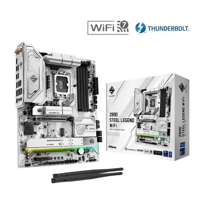 MOTHERBOARD ASROCK Z890 STEEL LEGEND WIFI LGA1851 DDR5
