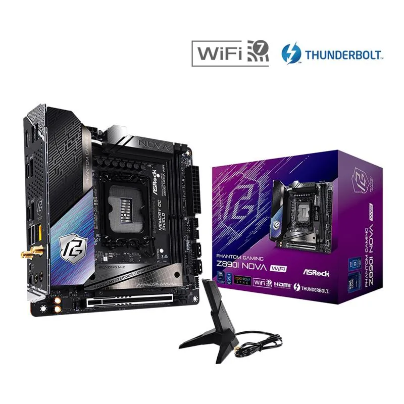 MOTHERBOARD ASROCK Z890I NOVA WIFI LGA1851 DDR5