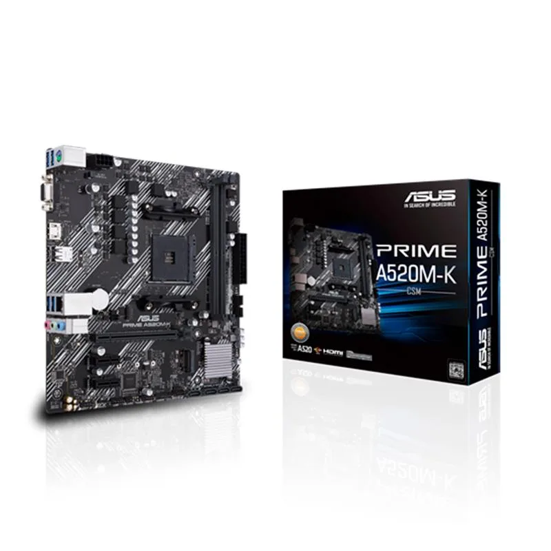 MOTHERBOARD ASUS PRIME A520M-K/CSM AM4 DDR4
