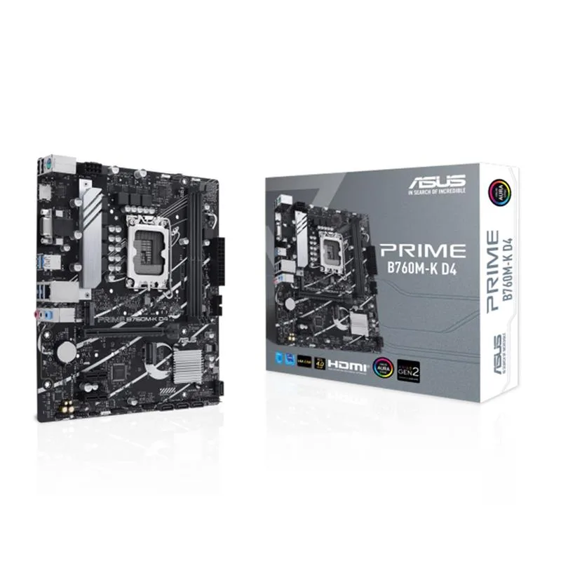 MOTHERBOARD ASUS PRIME B760M-K D4 LGA1700 DDR4