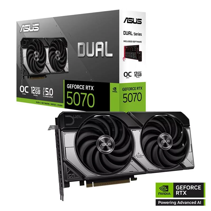 PLACA DE VIDEO ASUS PRIME RTX 5070 O12G OC 12GB DDR7