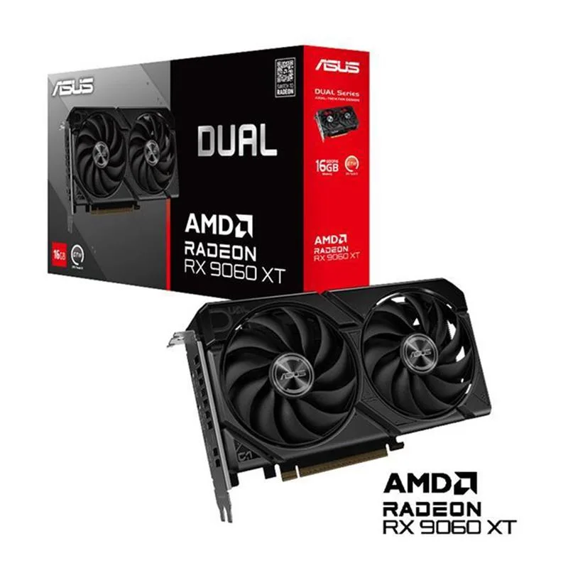 PLACA DE VIDEO ASUS DUAL RADEON RX 9060 XT 16GB GDDR6