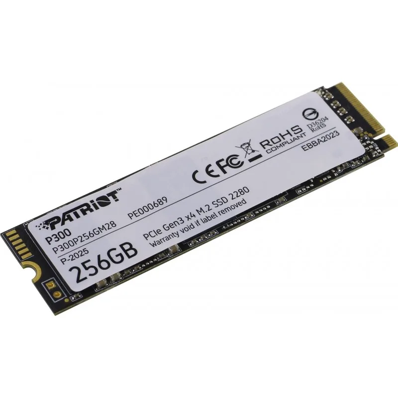 DISCO SSD PATRIOT P300 256 GB M.2 2280 PCIE GEN3 X4 PE000689