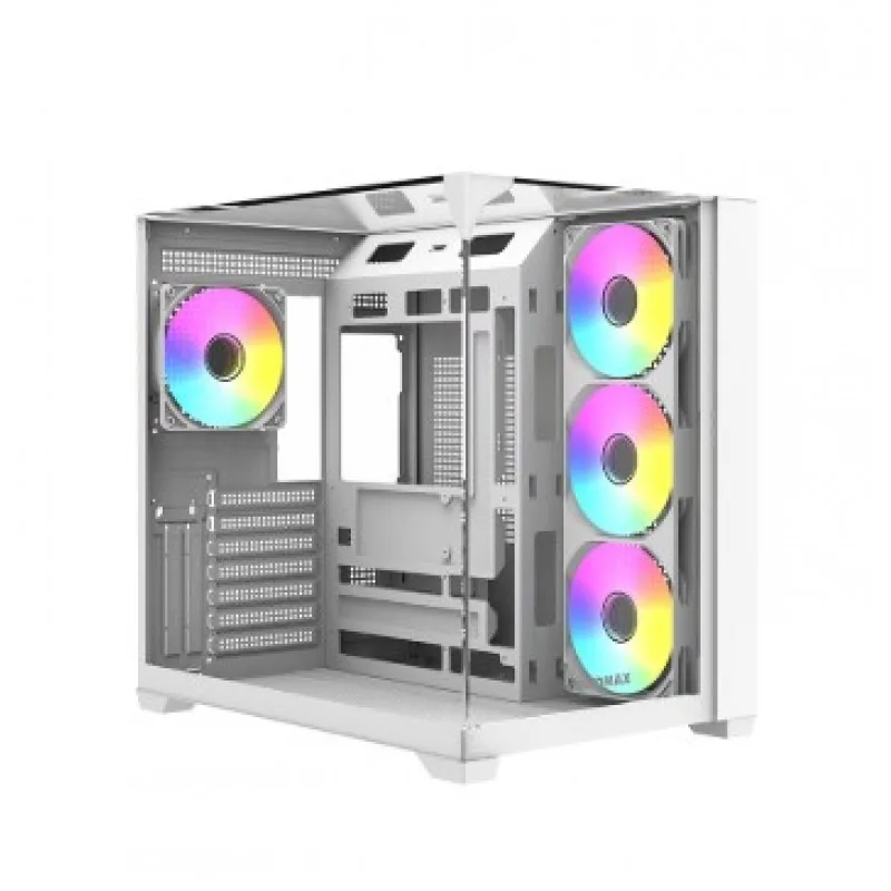 Gabinete Gamer Raidmax Infinita I620 Fishtank Argb Glass White — foto 4