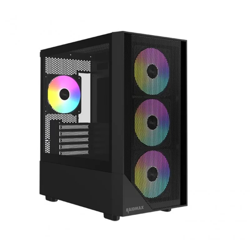 Gabinete Gamer Raidmax Meshian Series X609 Microatx Black — foto 10