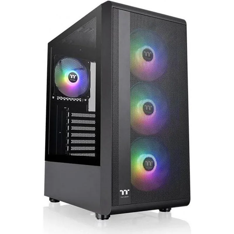 Gabinete Thermaltake S200 Plus Tg Argb Black Tempered Glass — foto 7