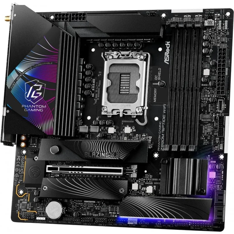 Mother Asrock (lga1851) Z890m Riptide Wifi — foto 2
