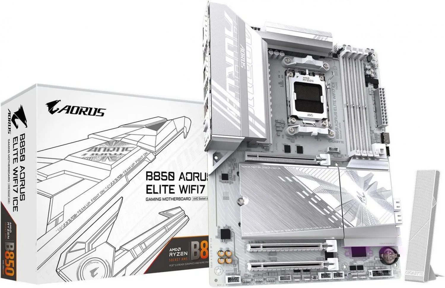 MOTHER GIGABYTE (AM5) B850 AORUS ELITE WF7 ICE