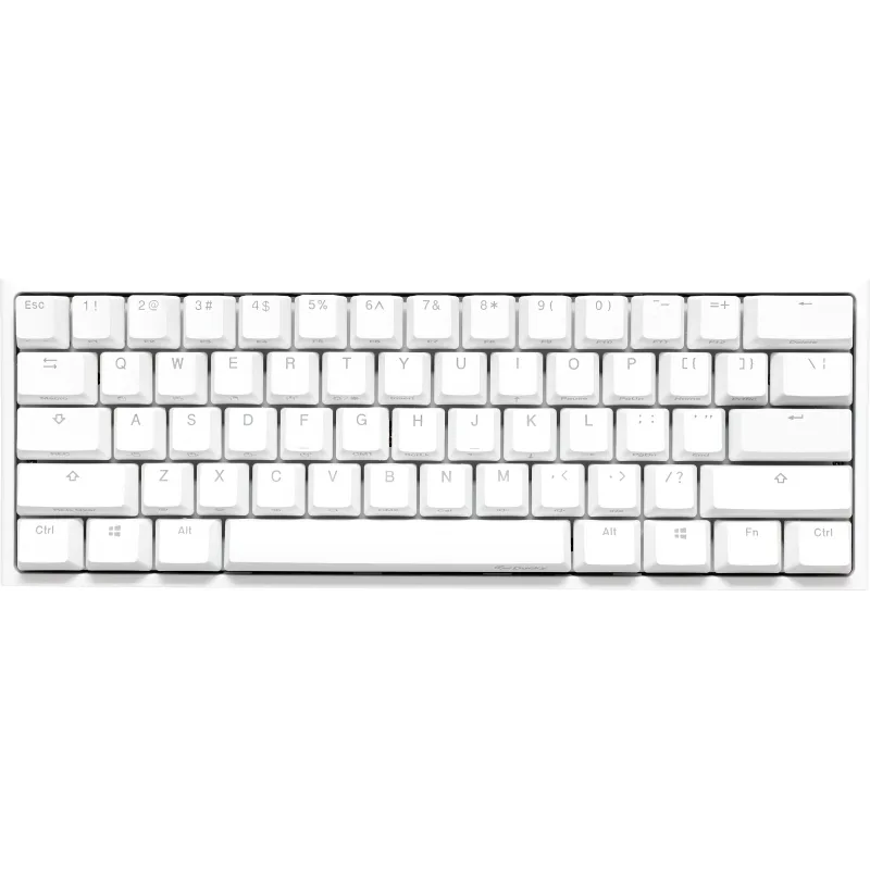 TECLADO GAMER DUCKY ONE 2 MINI RGB WHITE 60 MECANICO