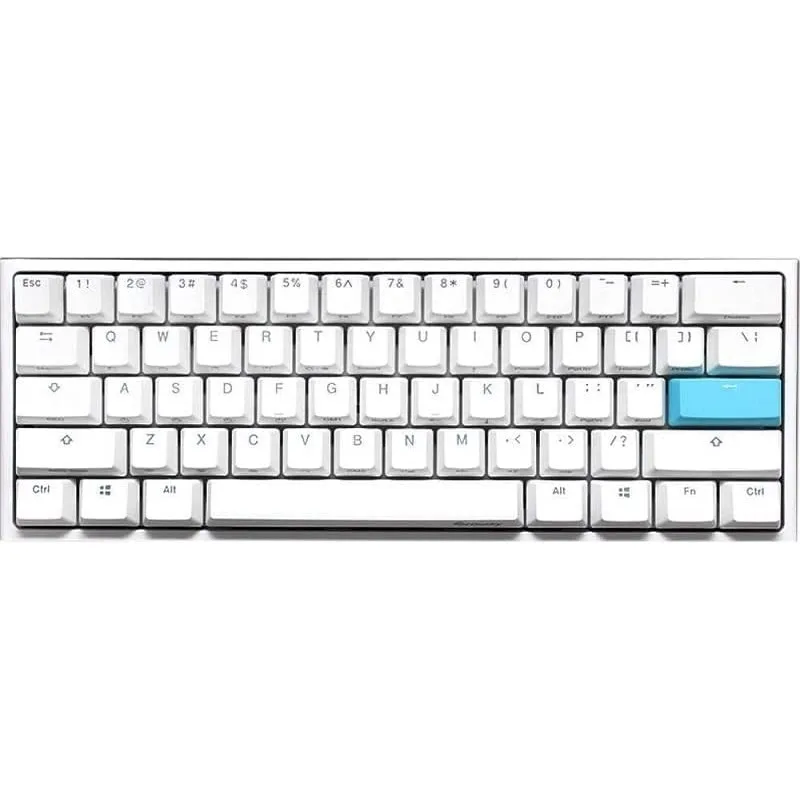TECLADO GAMER DUCKY ONE 2 MINI WHITE SESALWWT1