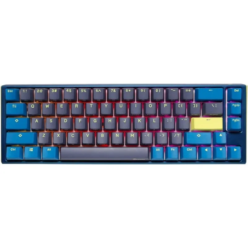 TECLADO MECANICO DUCKY ONE 3 DAYBREAK SF TECLAS AZULESINTERRUPTOR MARRON INGLES PBT DOBLE DISPARO
