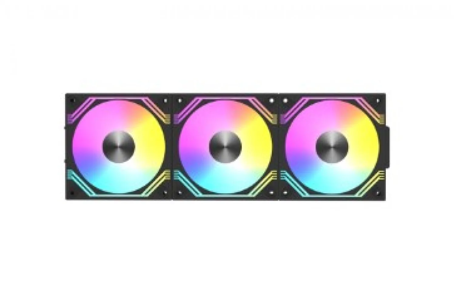 COOLER FAN RAIDMAX KIT MODULAR 3 EN 1 ARGB PWM BLACK