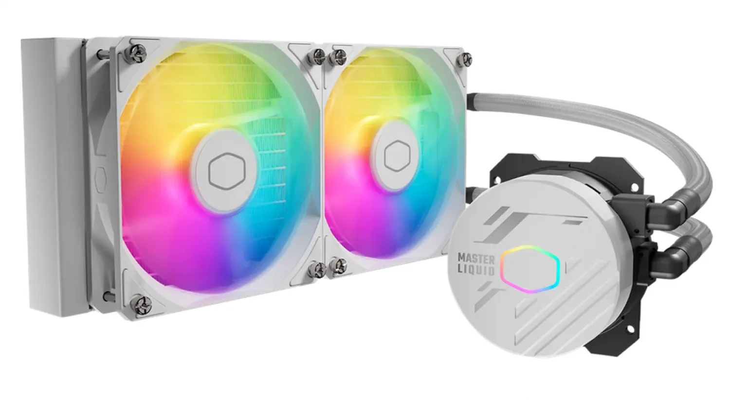 WATER COOLER MASTER MASTERLIQUID 240L CORE ARGB BLANCO