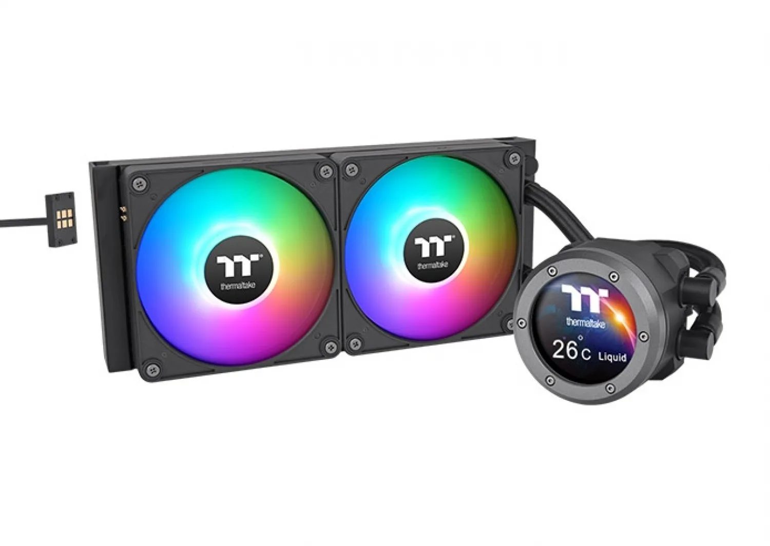 WATER COOLER THERMALTAKE TH240 V2 ULTRA EX ARGB SYNC WATER BLOCK BLACK