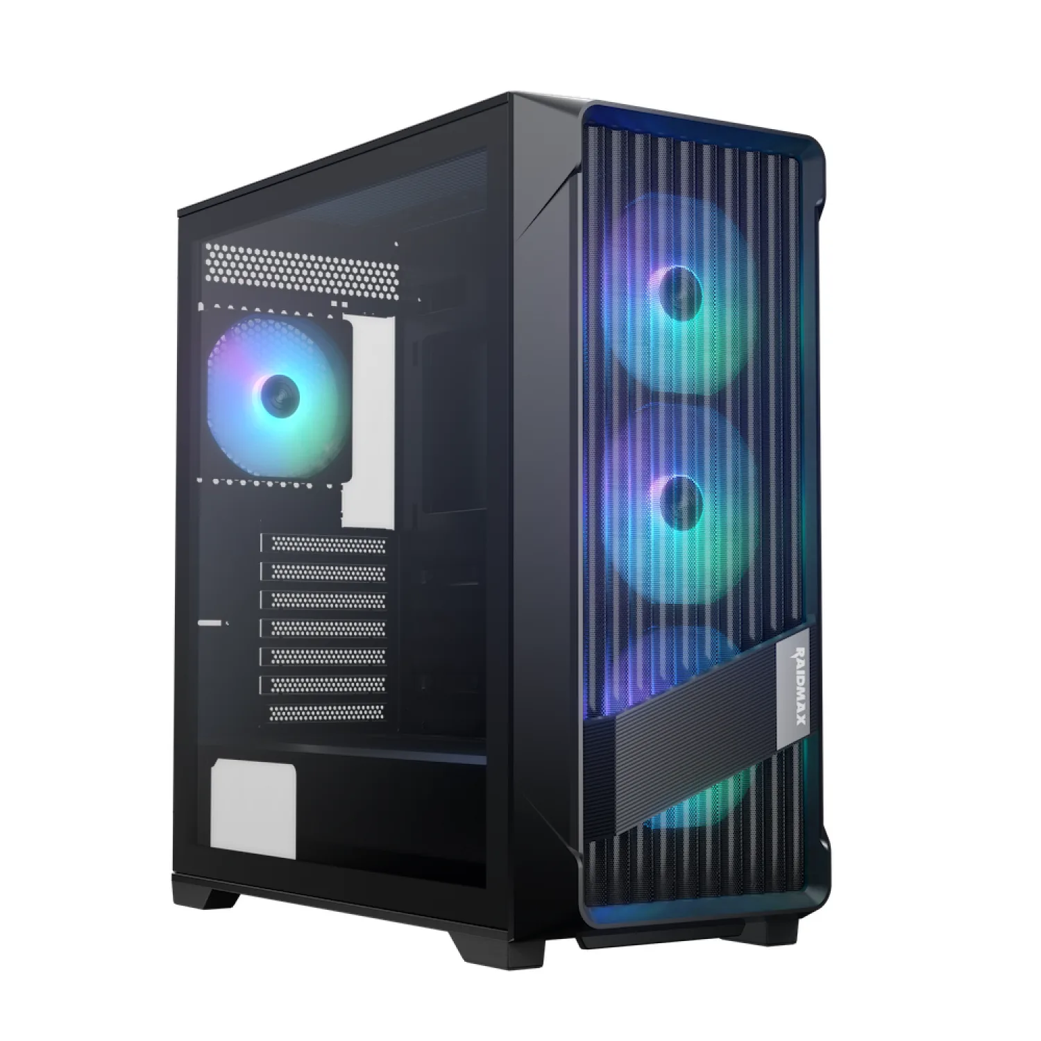 Gabinete Gamer Raidmax Meshian X603 Lite Black Argb Control Hub E-atx — foto 11