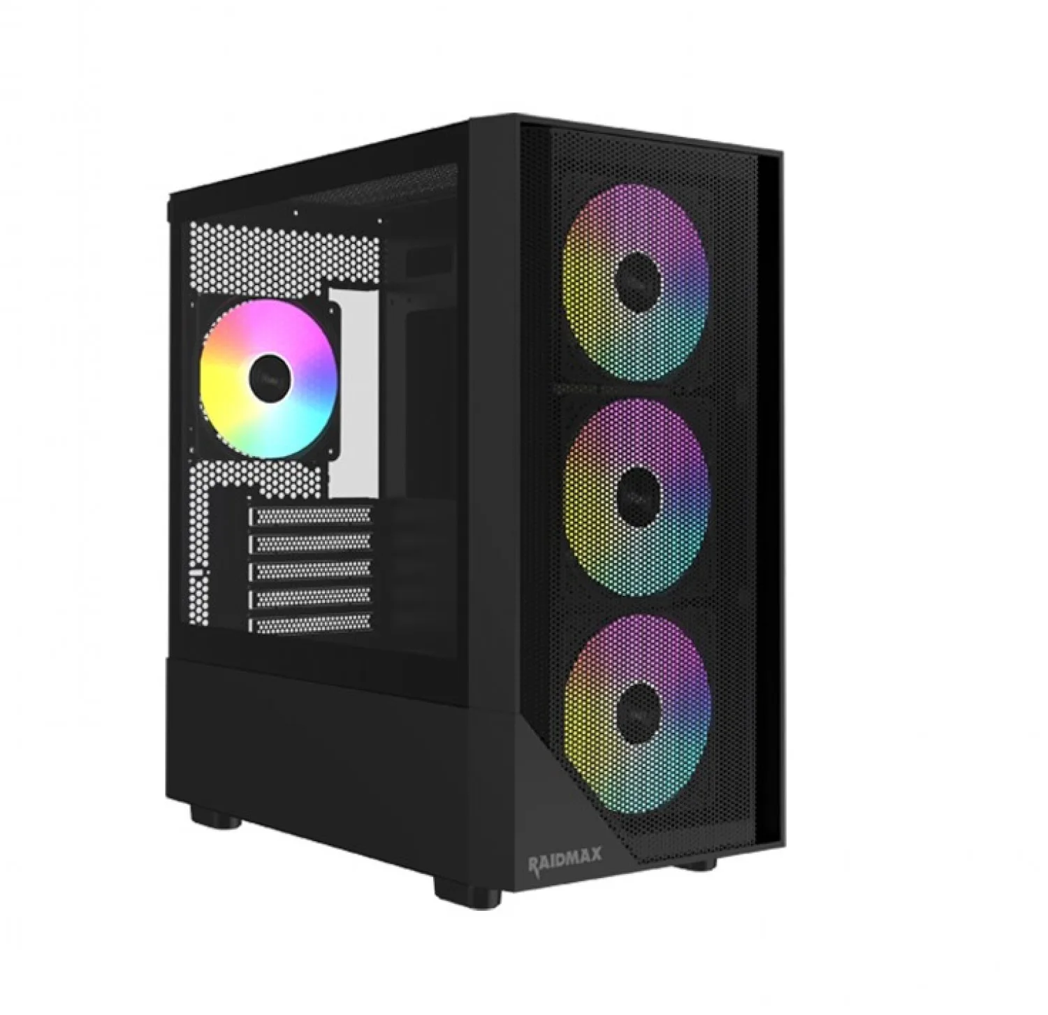 Gabinete Gamer Raidmax Meshian Series X609 Microatx Black — foto 9