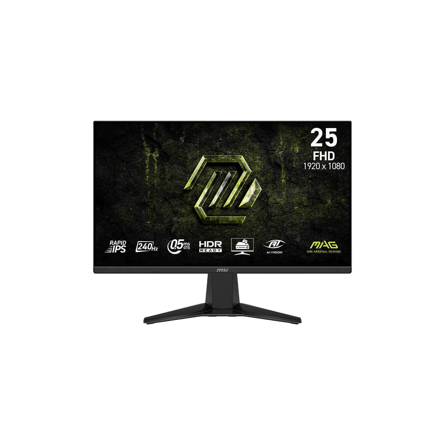 Monitor MSI MAG 255F X24 24.5" Full HD HDR 240 Hz Ficha USA