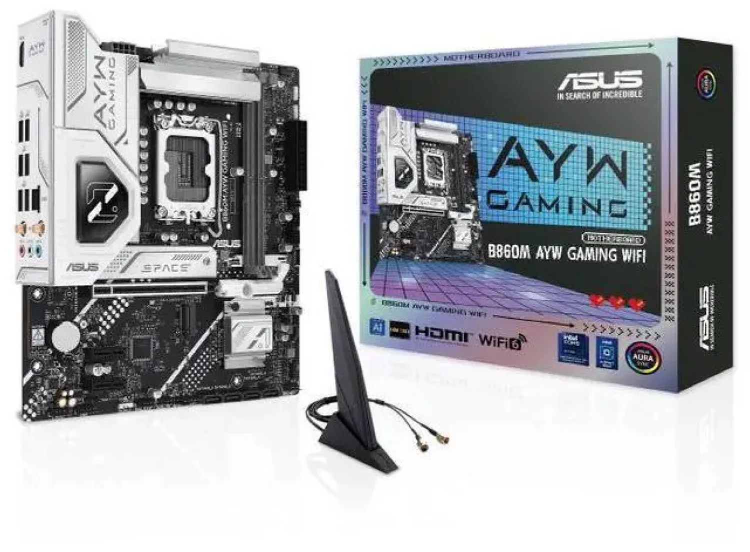 MOTHERBOARD ASUS B860M AYW GAMING WIFI LGA1851 DDR5