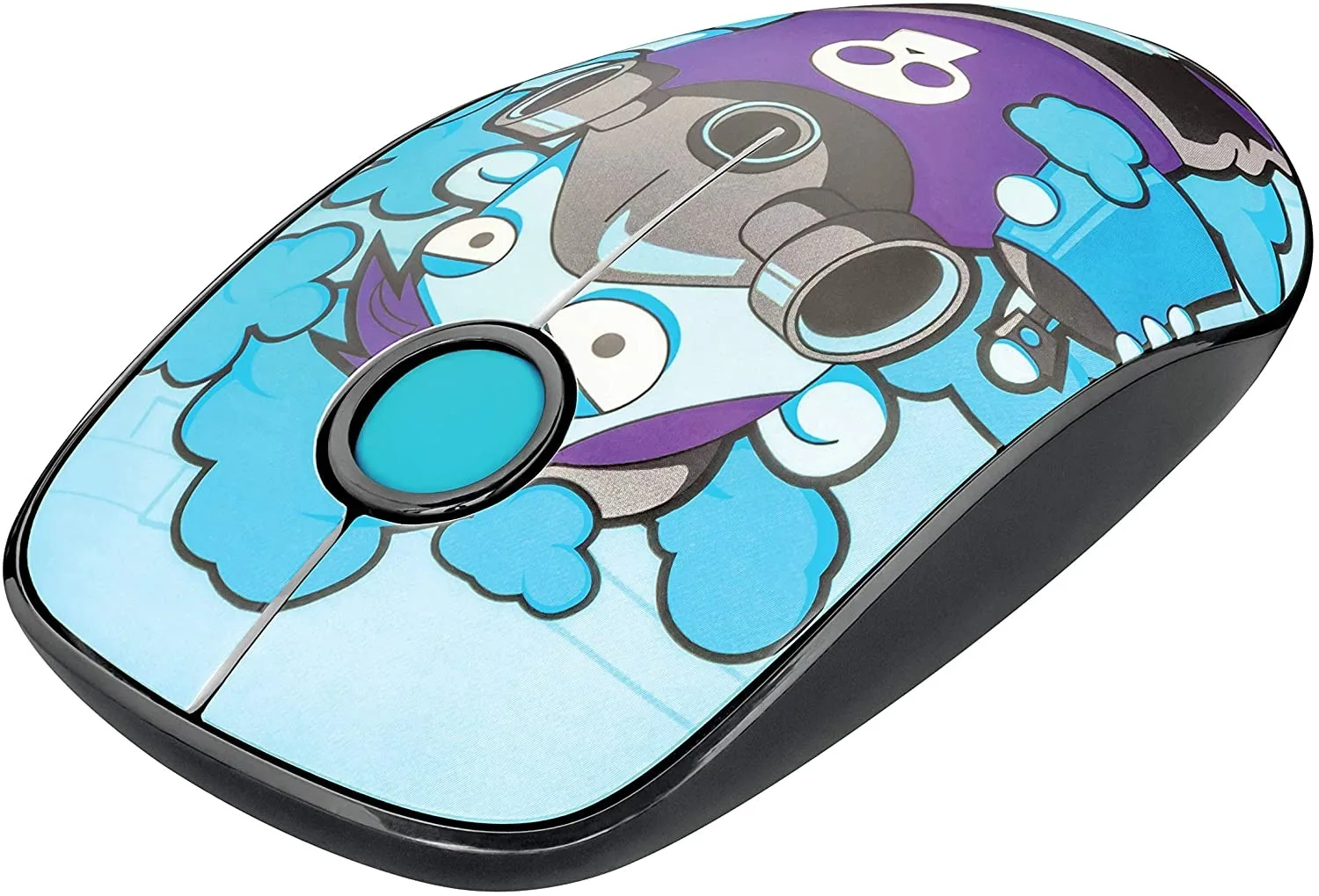 MOUSE TRUST SKETCH SILENT WIRELESS BLUE