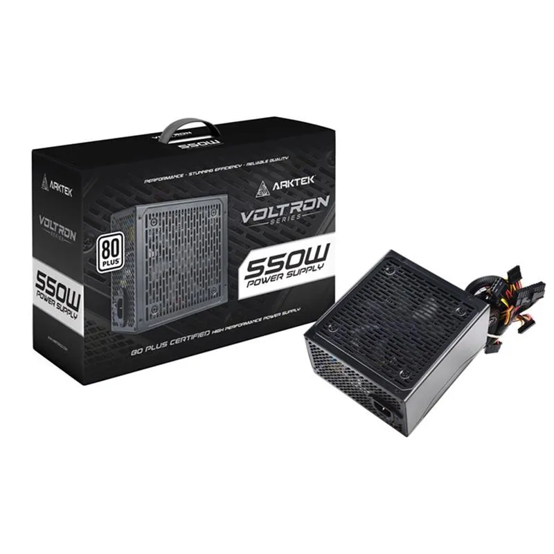 FUENTE ARKTEK 550W 80 PLUS WHITE