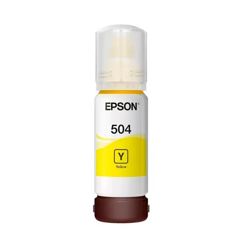 Botella De Tinta Epson 504 Amarilla